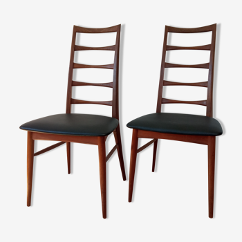 Paire de chaises Lis par Niels Koefoed 1960
