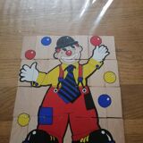 Box of wooden dominoes