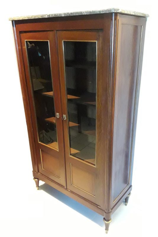Library showcase Style Louis XVI mahogany XX