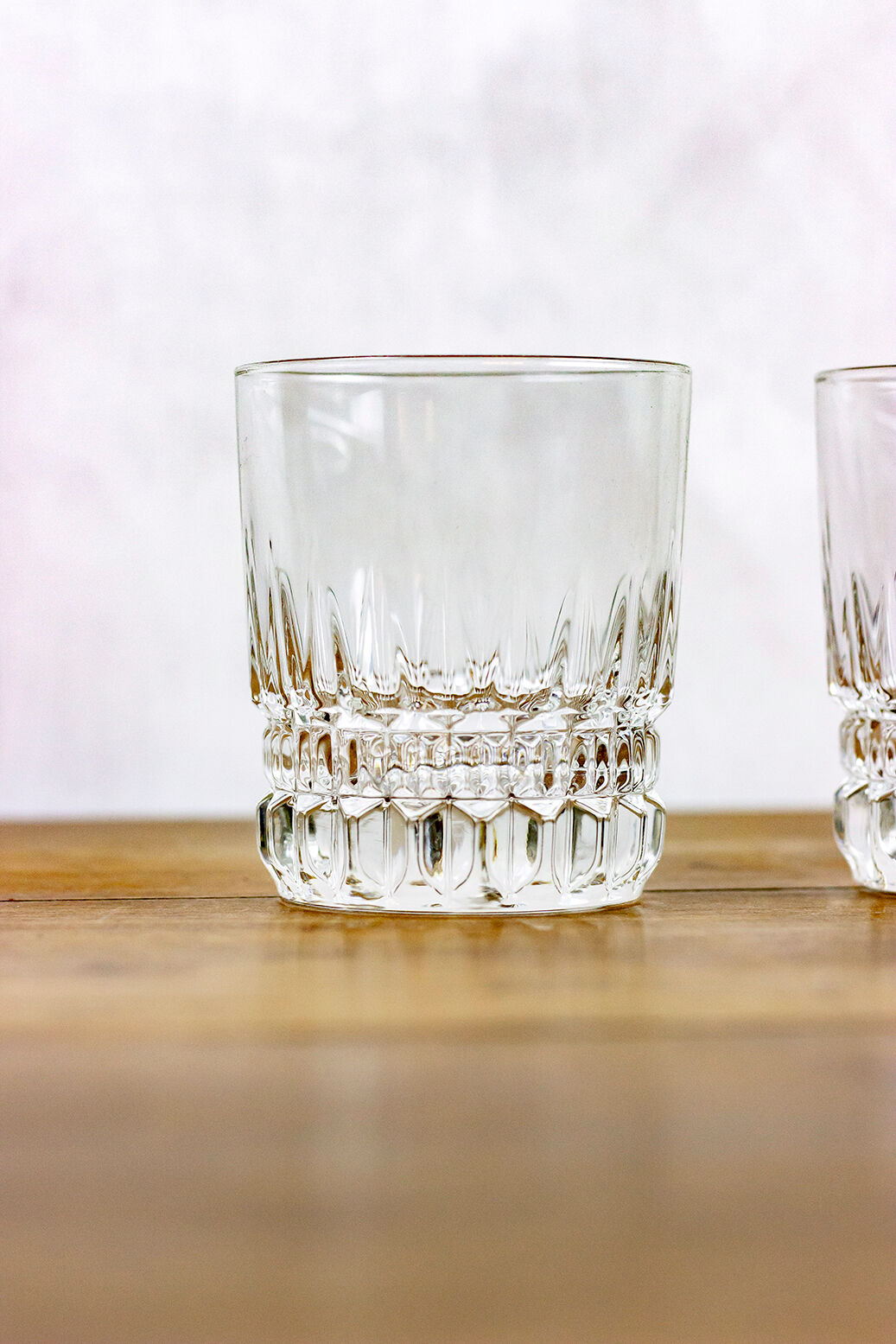 Paire de verres à eau style art déco