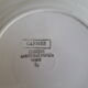 Set of two flat plates and two dessert plates Sarreguemines cannes model