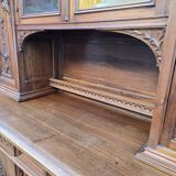 Important two-body buffet in carved walnut – Renaissance style
