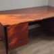 Large rectangular executive desk, model from ORDO (France)