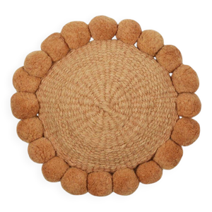 Mini coussin rond à