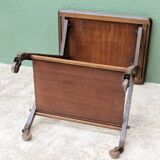1950s wooden rolling trolley