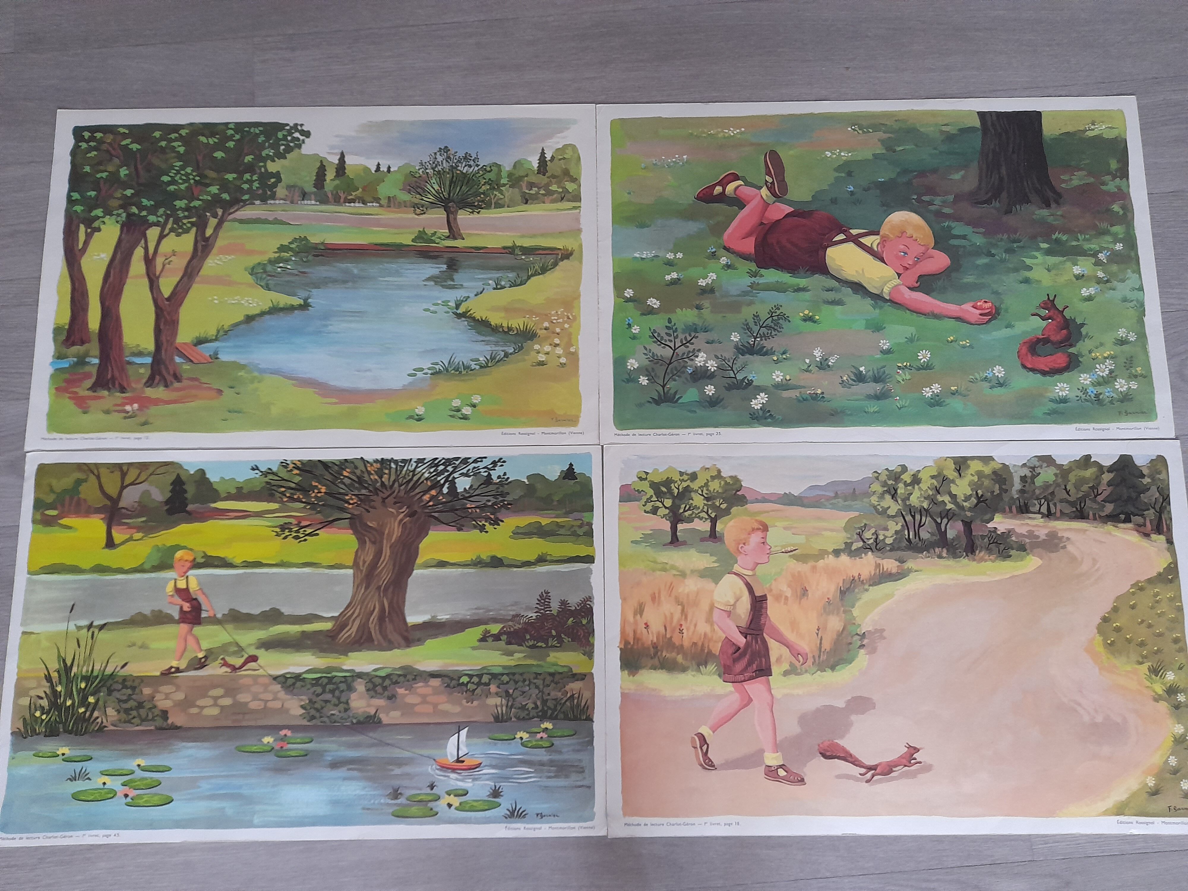 Rossignol frame set and 12 posters