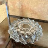 Grand cendrier vintage en cristal taillé – Années 60/70