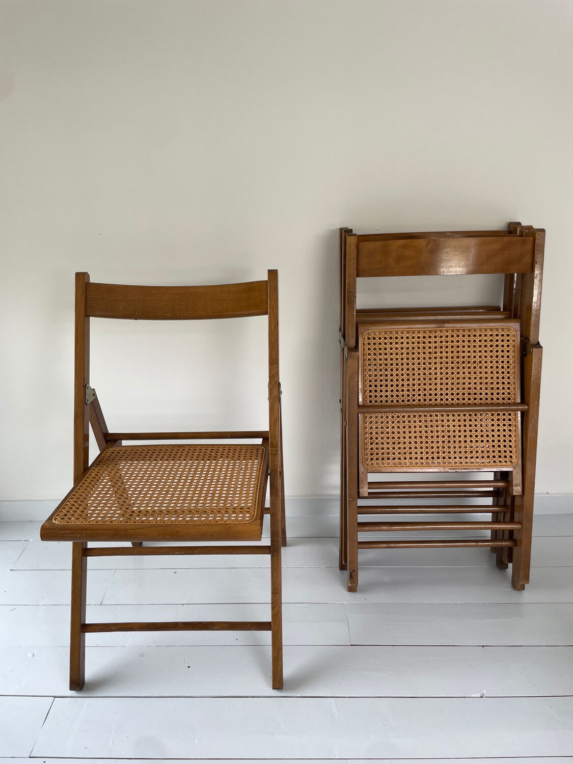 Folding canning chairs