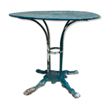 Old wrought iron garden table