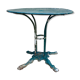 Old wrought iron garden table