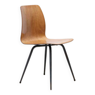 Spider chair in oak and anthracite gray pagwood