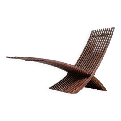 'Nozib' teak chair by Nils-Ole Zib for Bergafor