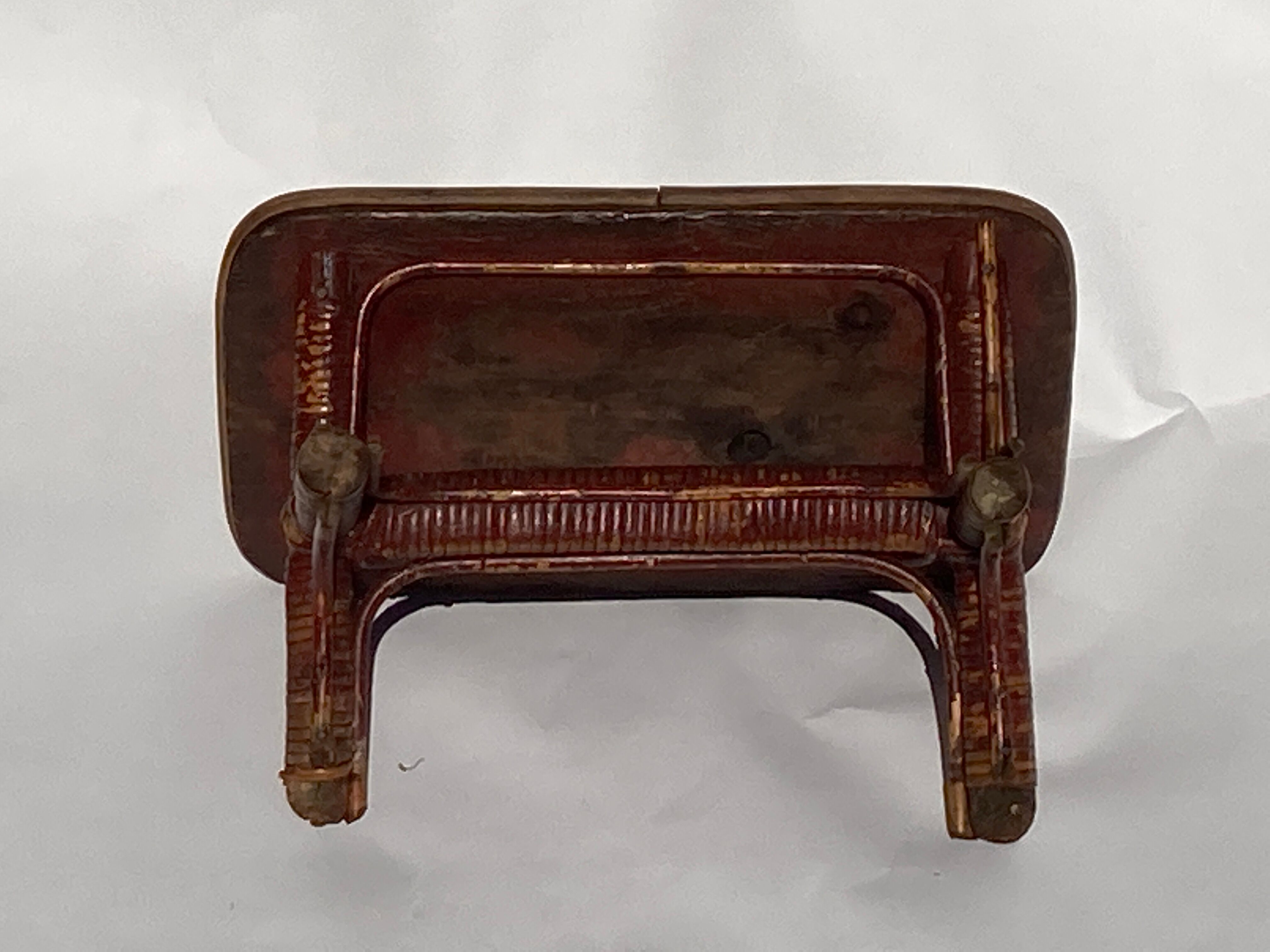 Rattan wicker bamboo hocker or foot stool