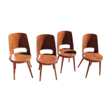 Chairs baumann mondor vintage 60s set of 4