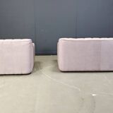 Vintage neck leather sofas DS44 by Desede, 1970s