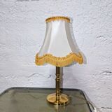 Gold metal bedside lamp