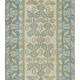 Vintage Faded Turkish Handmade Blue Wool Rug 4'7" X 7'7"