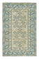Vintage Faded Turkish Handmade Blue Wool Rug 4'7" X 7'7"