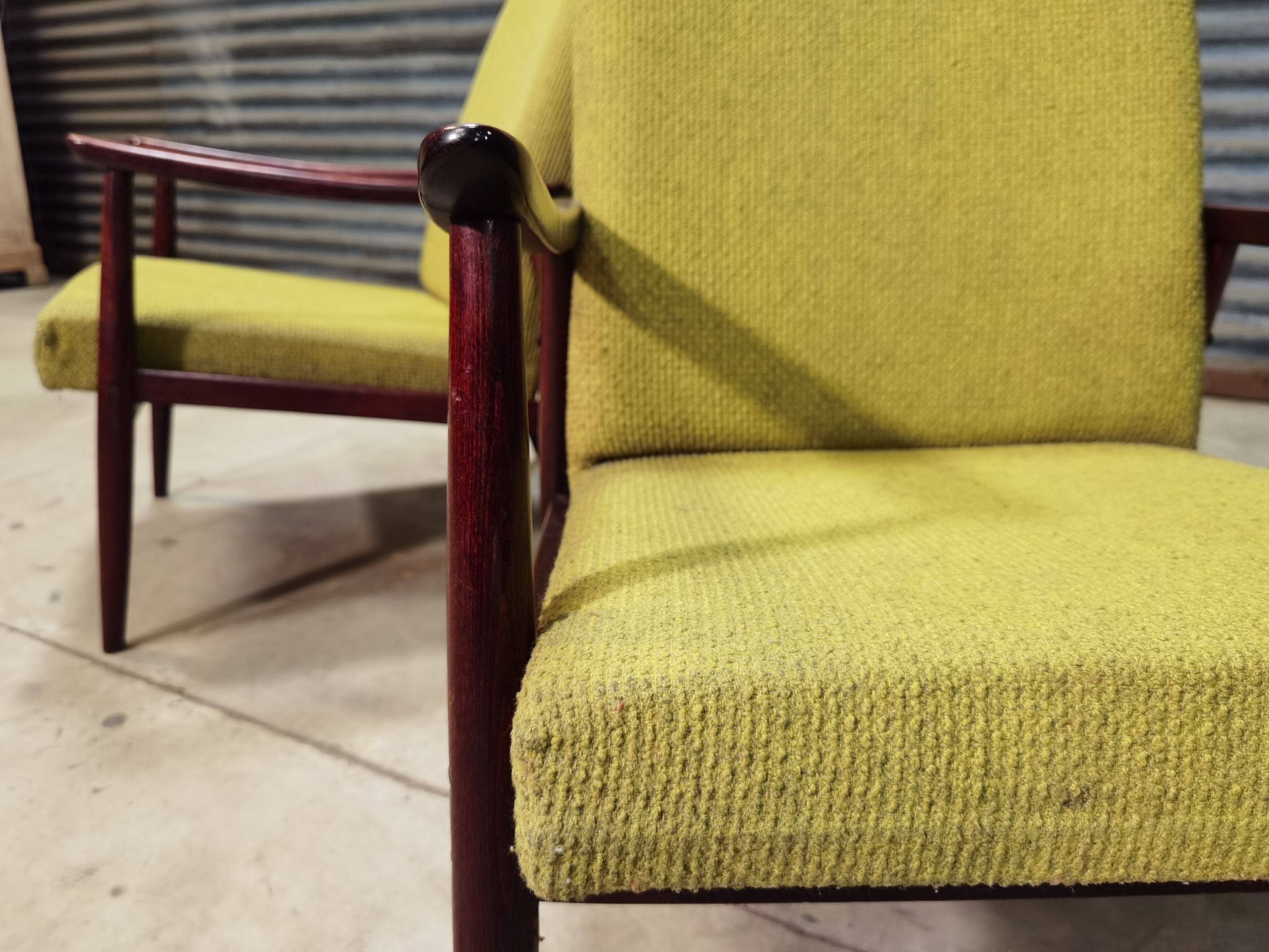Paire de fauteuil Jitona Soběslav 1960