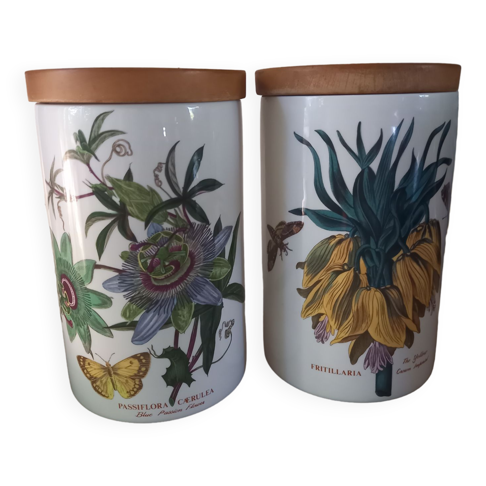 Pair of pots Portmeirion vintage English earthenware
