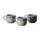 3 coffee cups made in england