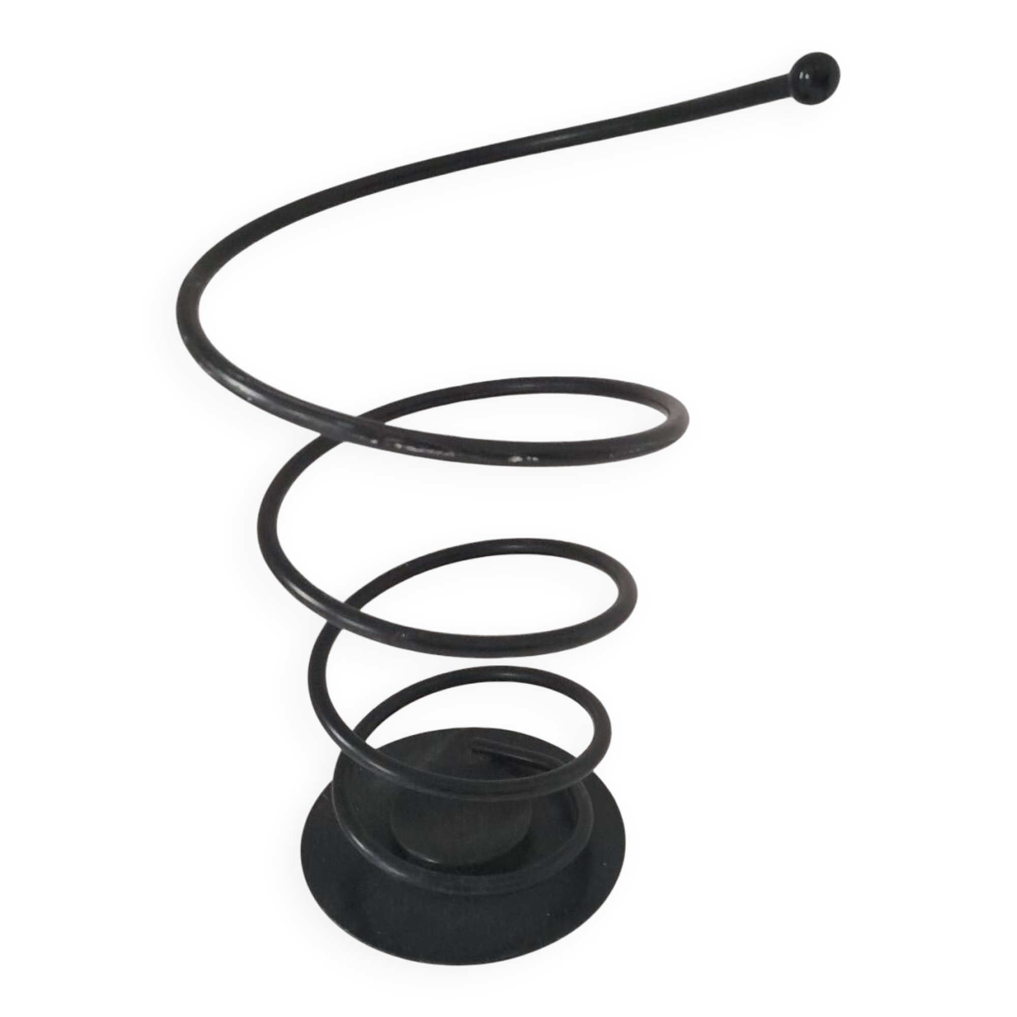 Metal spiral umbrella stand