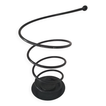 Bac porte-parapluie spirale métallique