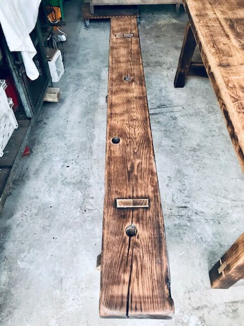 Farm table and benches