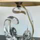 Lampe cristal art déco gravée Paris France