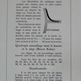 2 chairs n°14 - 1/2 by Kohn 1905, perforated wooden seats