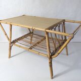 rattan coffee table