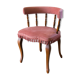 Pink velvet chair