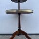 Late 19th century tripod pedestal table in wood marquetry