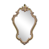 Antique Rococo style gilded resin wall mirror