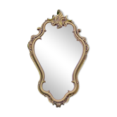 Antique Rococo style gilded resin wall mirror
