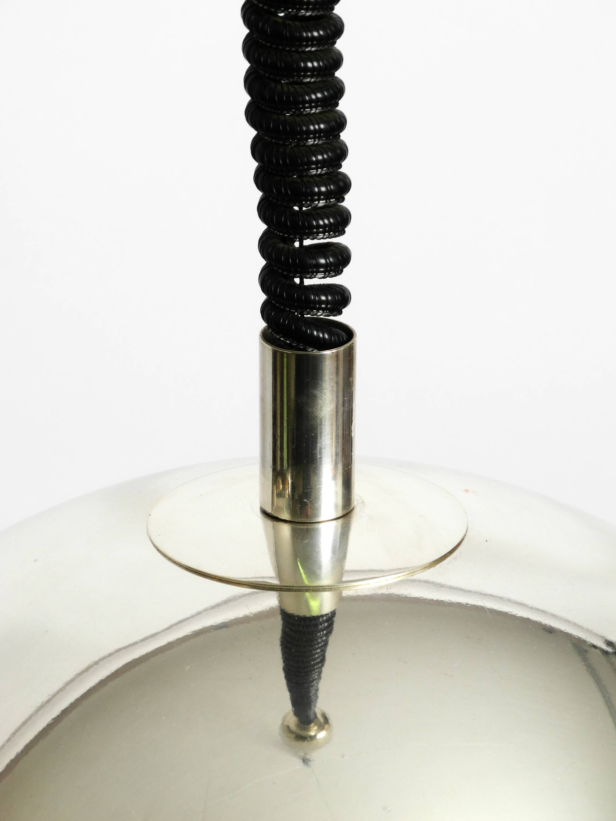 Mid Century ceiling lamp by the Vereinigte Werkstätten silver-plated