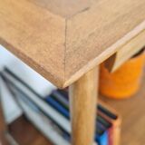 50s side table with compass legs