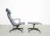 Charles & Ray Eames Chair EA124 & Ottomane EA125 for Vitra/Herman Miller