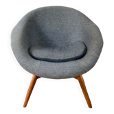 Vintage Scandinavian armchair Miroslav Navratil 1960s