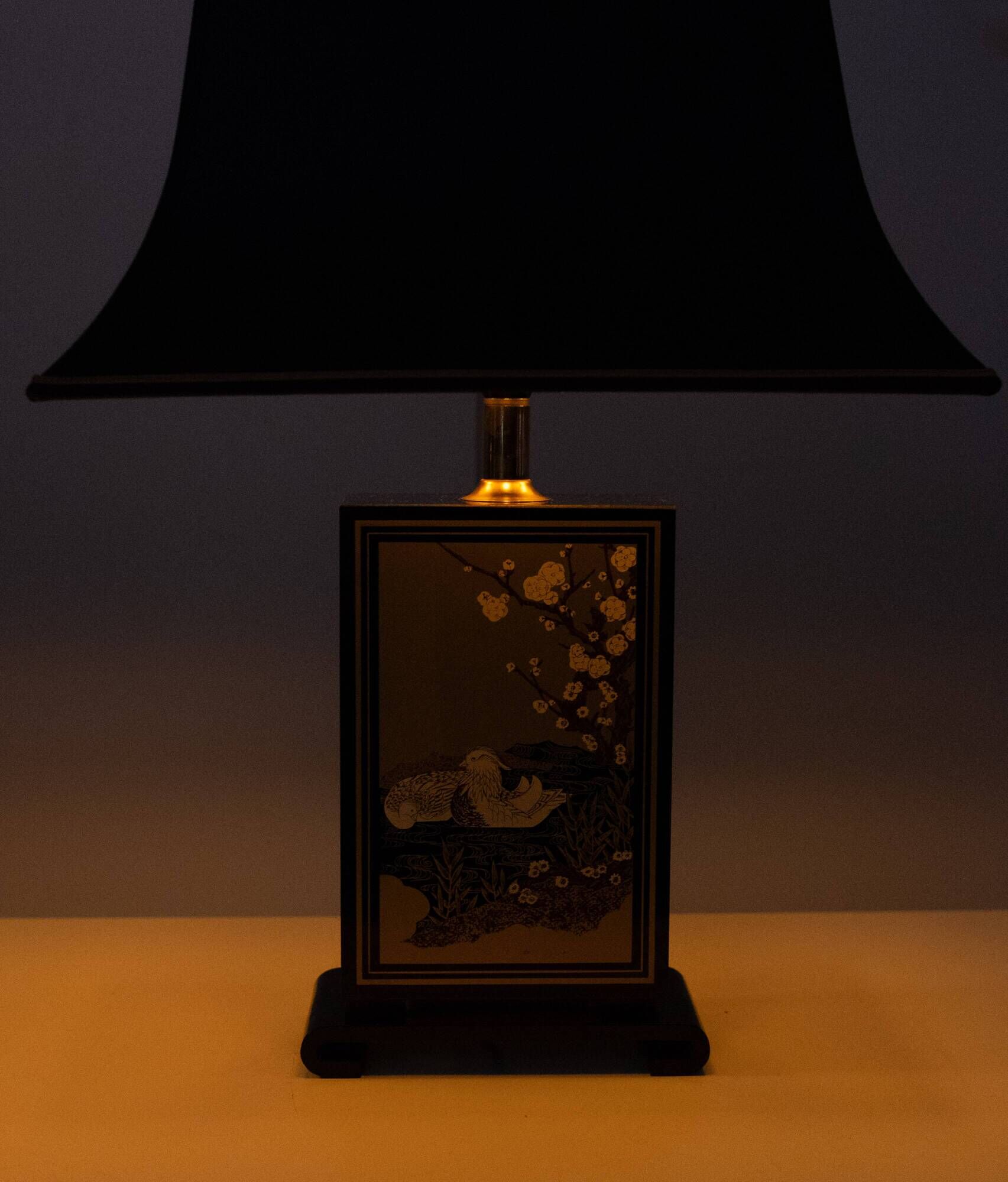 Stunning Maison Le Dauphin Pagode Design Table Lamps France 1970's
