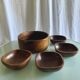 Scandinavian vintage teak tableware