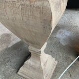 Exotic wood lamp base