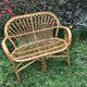Vintage rattan seat length 103