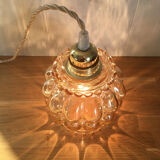 Vintage molded glass globe player