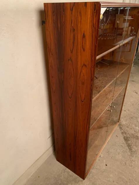Rosewood display cabinet by Idee Mobel, Pesch, Germany, 1960s