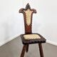 Spanish tripod stool | Cow hide