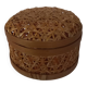 Woven bamboo jewelry box