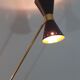 Italian Lamppost in Ball, Brass Spot diabolo double focus, Style 1950s
