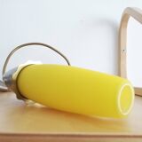 Yellow glass hanging lamp