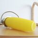 Yellow glass hanging lamp